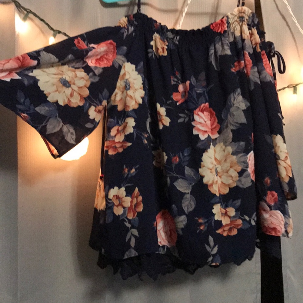 Pretty flower blouse
